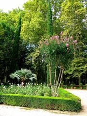 View of Parque y Jardín de la Devesa in Gerona with lush greenery and walking paths