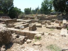 Ancient ruins of Banias - Agrippa's city amidst lush greenery
