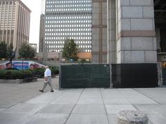 Hynes Convention Center exterior view on Boylston Street in Back Bay Boston