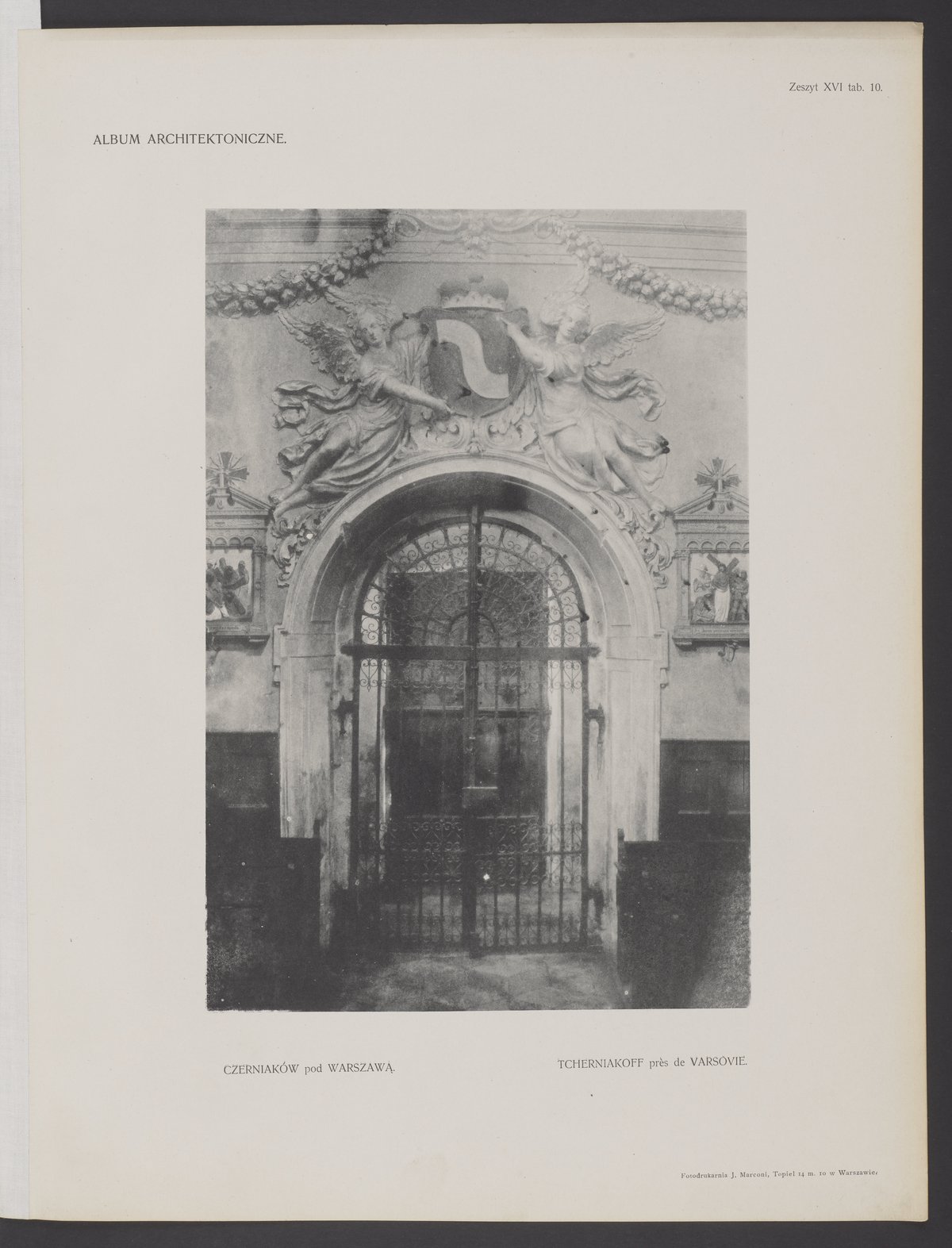 Architectural Album of Monuments from 12th to 19th Century published in Warsaw 1894-1900