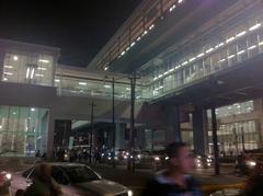 Periférico Oriente station of Mexico City Metro line 12 along Avenida Tláhuac