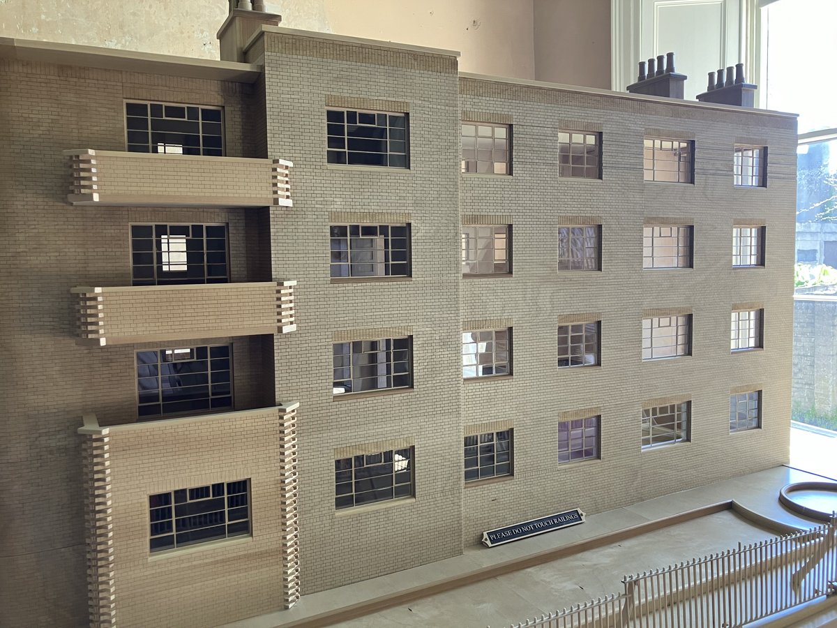 Detailed house model of 14 Henrietta Street showcasing architectural features