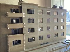 Detailed house model of 14 Henrietta Street showcasing architectural features