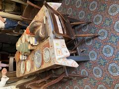 Exhibition showcasing a historical table at 14 Henrietta Street