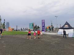 Exterior view of Nemzeti Atlétikai Központ sports complex