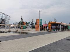 View of Nemzeti Atlétikai Központ athletics stadium and track