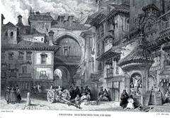 The Moorish Gate of Granada architectural entrance