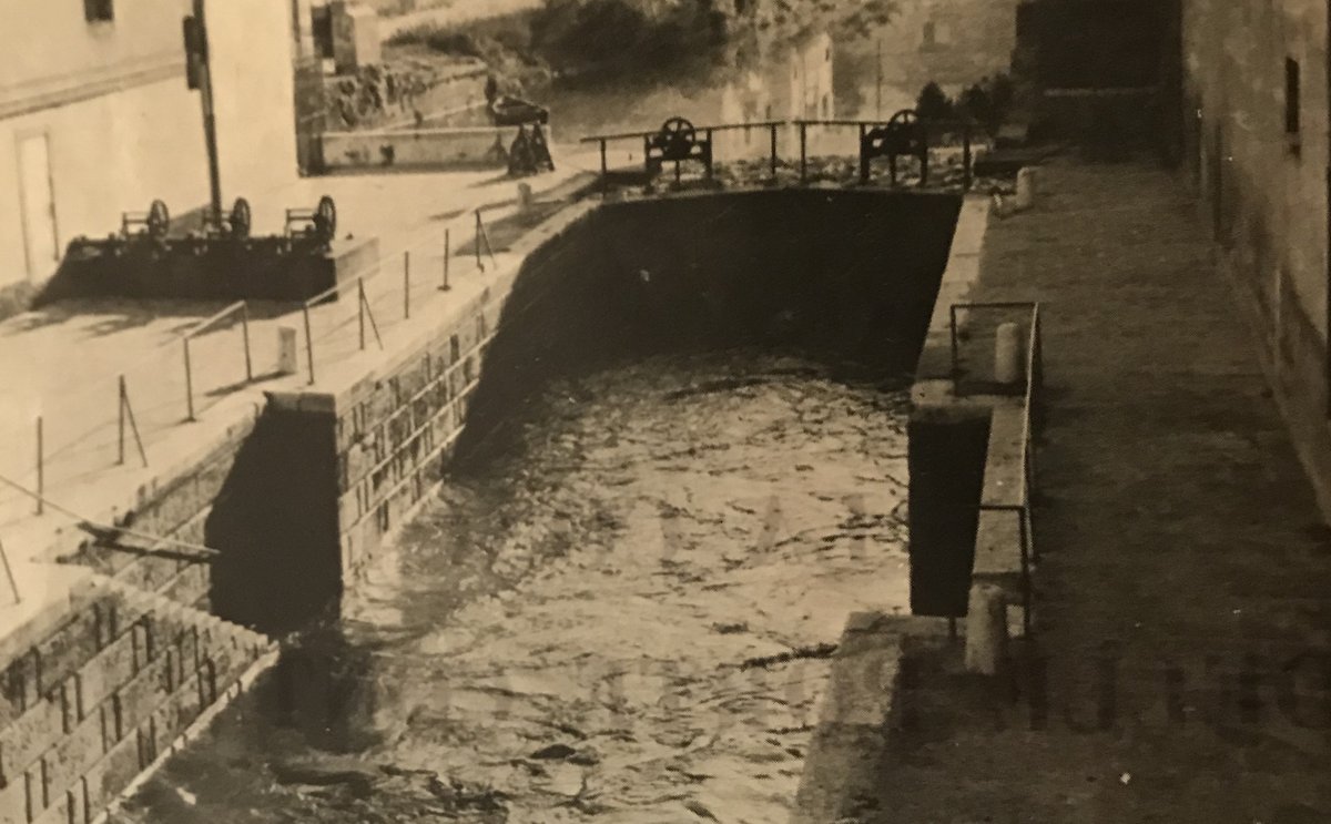 Historical view of La Conca delle Porte Contarine before 1960