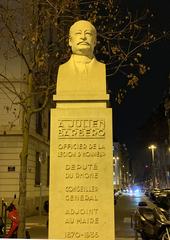 Monument to Julien Barbero in Lyon, France
