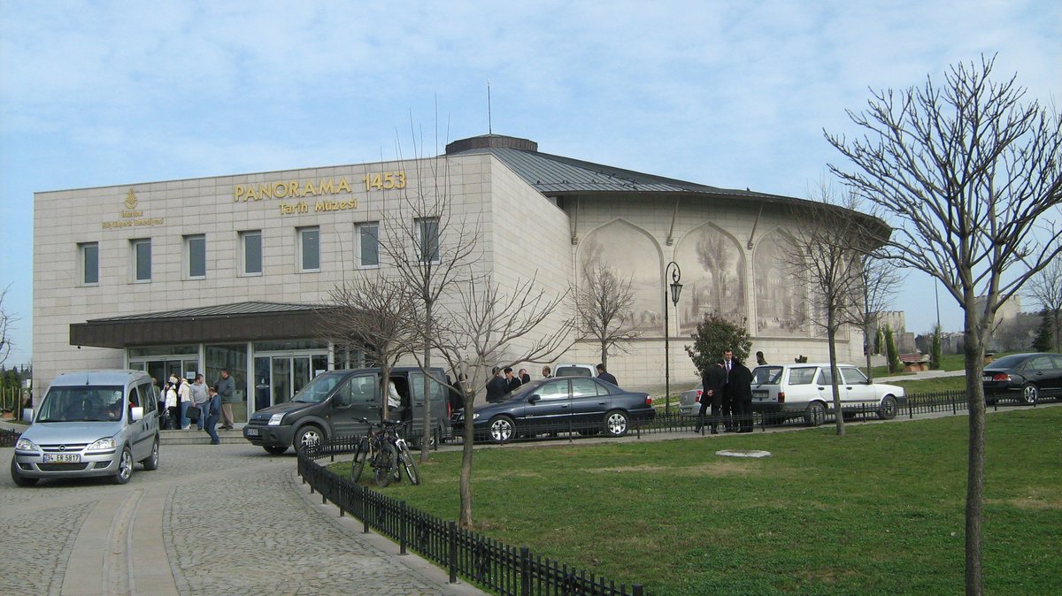 Exterior view of Panorama 1453 History Museum in Istanbul