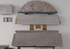General view of the inscriptions inside Taşkışla