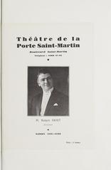 Cover page of a 1938 program and press clippings collection for the play En bordée by Pierre Veber and André Heuzé