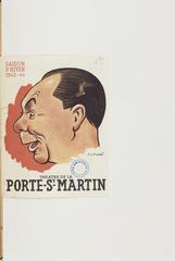 Cover page of 'Mon curé chez les riches' by A. de Lorde and P. Chaîne, based on Clément Vautel's work, including press clippings and program, related to performances from 1937 to 1943