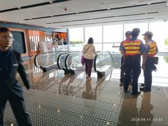 Visitors exploring Ocean Terminal mall at Harbour City in Tsim Sha Tsui Hong Kong, April 2024