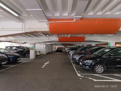 Indoor carpark at Harbour City Ocean Terminal in Tsim Sha Tsui, Hong Kong, April 2024