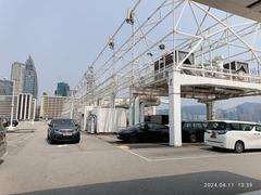 Harbour City Ocean Terminal rooftop and car park in Tsim Sha Tsui Hong Kong in April 2024