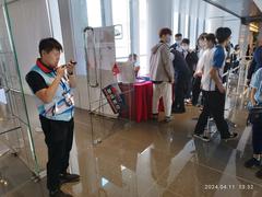 Crowded mall visitors at Harbour City Ocean Terminal in Tsim Sha Tsui Hong Kong April 2024