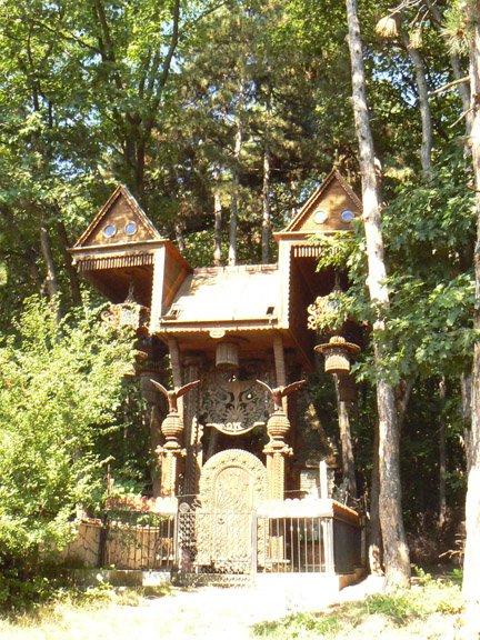 Woodwork house by Racho Angelov in Borisova Garden Sofia Bulgaria