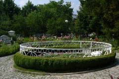 Grave of Peter Deunov in Izgrev estate Sofia Bulgaria