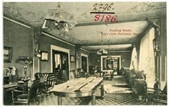 Historical Reading Room of the Elks Club in Portland, Oregon, 1906