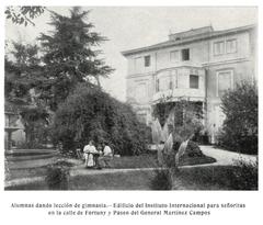Edificio de la Residencia de Señoritas en Paseo de Martínez Campos, Madrid, 1911