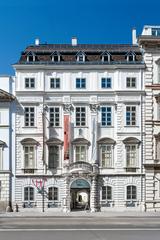 Palais Mollard historic building facade in Vienna