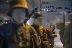 U.S. Marines from 6th Marine Regiment visiting The Great War Museum in Meaux, France, May 25, 2022