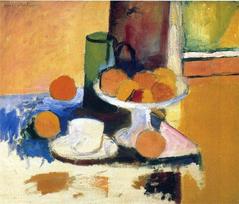 Still Life painting featuring oranges by Henri Matisse