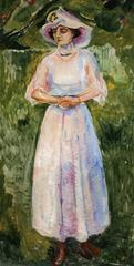 Portrait of Irmgard Steinbart by Edvard Munch