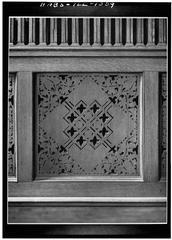 Interior stairwell detail of Charnley Residence showcasing architectural design