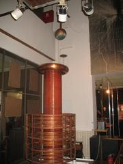 Nikola Tesla Museum with Tesla coil in Belgrade