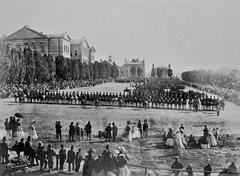 Welcome address to returning volunteers from Fenian Raids at Champ de Mars Montreal 1866