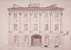 Historic David Ross House in West End, Champ de Mars, Montreal before 1812