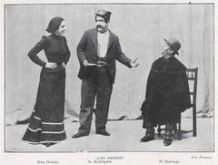 Pepita Reyes performing in the first act at El Teatro in 1903