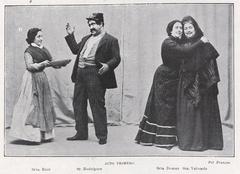 Pepita Reyes in the first act of the play El Teatro