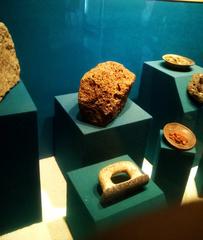 Archaeological artifacts displayed in Teotihuacán museum