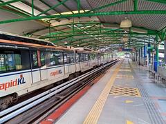LRT Sultan Ismail platforms in Kuala Lumpur