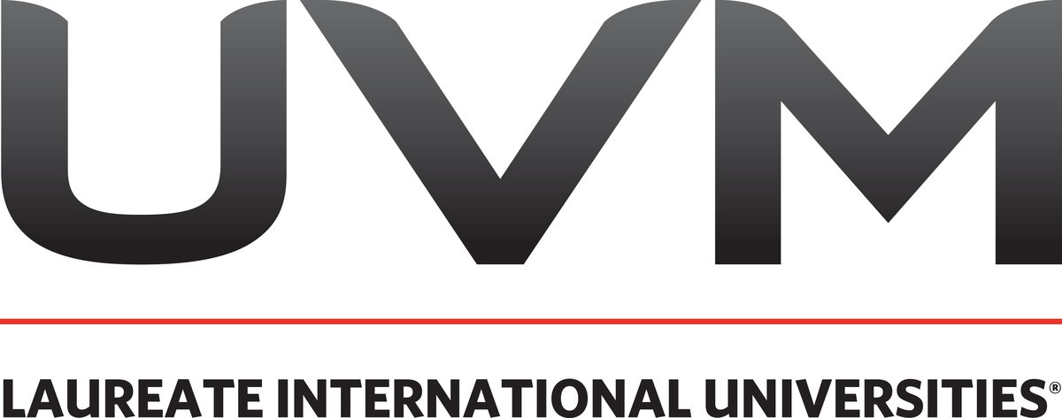 Logo of Universidad del Valle de México in blue and orange colors