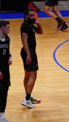 Seattle University's basketball player Cameron Tyson on the court during the Seattle vs Delaware State game on March 23, 2024