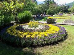 Villa Taranto Gardens in Verbania with vibrant flowers and lush greenery