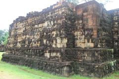Terrace of the Leper King ancient Khmer site Angkor Thom Cambodia