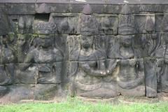 Terrace of the Leper King in the ancient Khmer city near Angkor Wat, Siem Reap, Cambodia