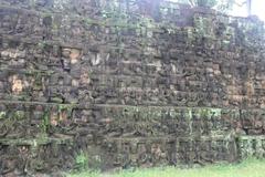 Terrace of the Leper King, ancient Khmer city near Angkor Wat, Cambodia