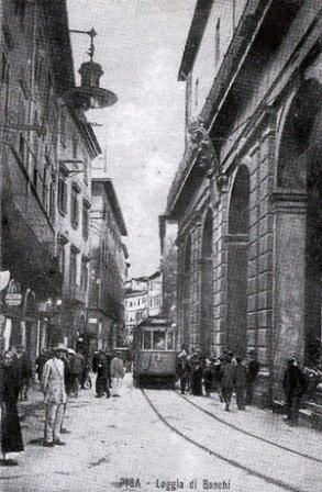 Pisa Loggia dei Banchi historical building exterior