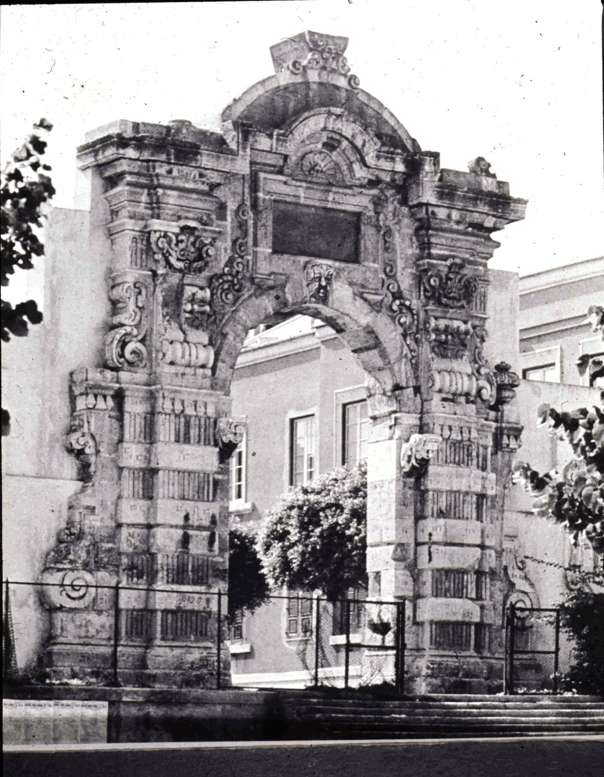 Historic Porta Grazia gate before 1976