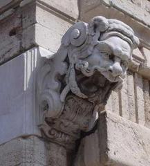 Porta Grazia historic city gate with neoclassical architecture and ornamental details in Malta
