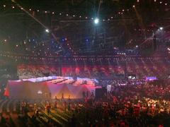 Green room for Eurovision 2012 participants at Baku Crystal Hall