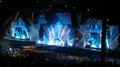 Jennifer Lopez performing live on stage at Baku Crystal Hall