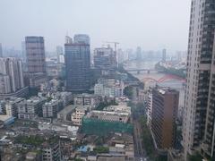 Aerial view of Guangzhou Folk Finance Building