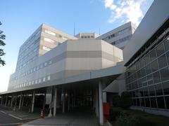 The Jikei University Kashiwa Hospital building under a clear sky